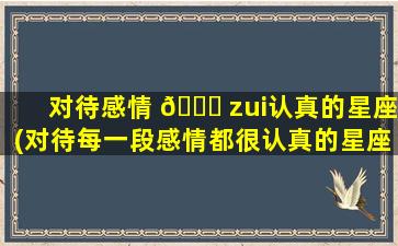 对待感情 🐈 zui
认真的星座(对待每一段感情都很认真的星座女)